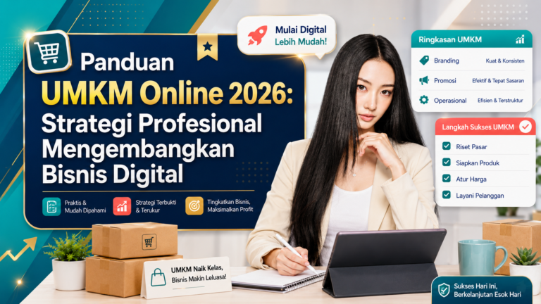 Panduan UMKM Online 2026: Strategi Profesional Mengembangkan Bisnis Digital