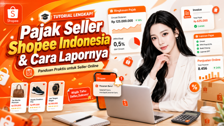 Pajak Seller Shopee Indonesia & Cara Lapornya