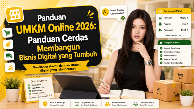 UMKM Online 2026: Panduan Cerdas Membangun Bisnis Digital yang Tumbuh