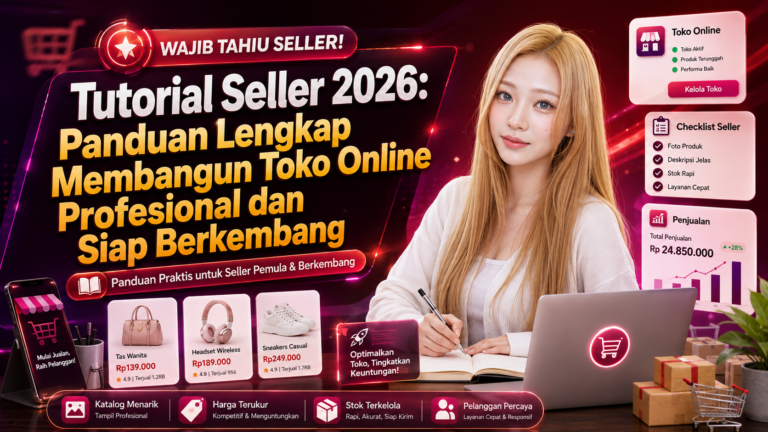 Tutorial Seller 2026: Panduan Lengkap Membangun Toko Online Profesional dan Siap Berkembang
