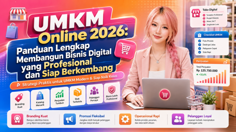 UMKM Online 2026: Panduan Lengkap Membangun Bisnis Digital yang Profesional dan Siap Berkembang