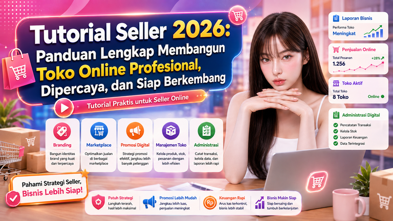 Tutorial Seller 2026: Panduan Lengkap Membangun Toko Online Profesional, Dipercaya, dan Siap Berkembang