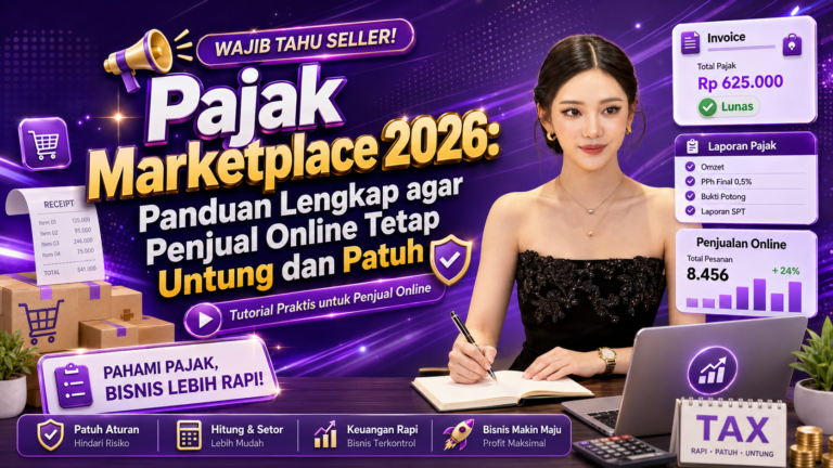 Pajak Marketplace 2026: Panduan Lengkap agar Penjual Online Tetap Untung dan Patuh