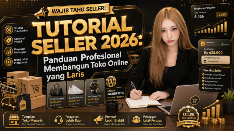 Tutorial Seller 2026: Panduan Profesional Membangun Toko Online yang Laris