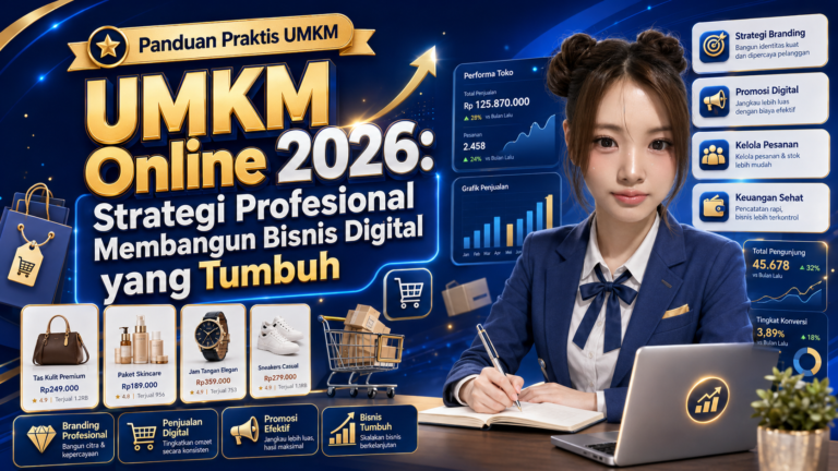 UMKM Online 2026: Strategi Profesional Membangun Bisnis Digital yang Tumbuh